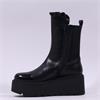 Marco Moreo Vale Frill Toe Cap Boot - Black Leather